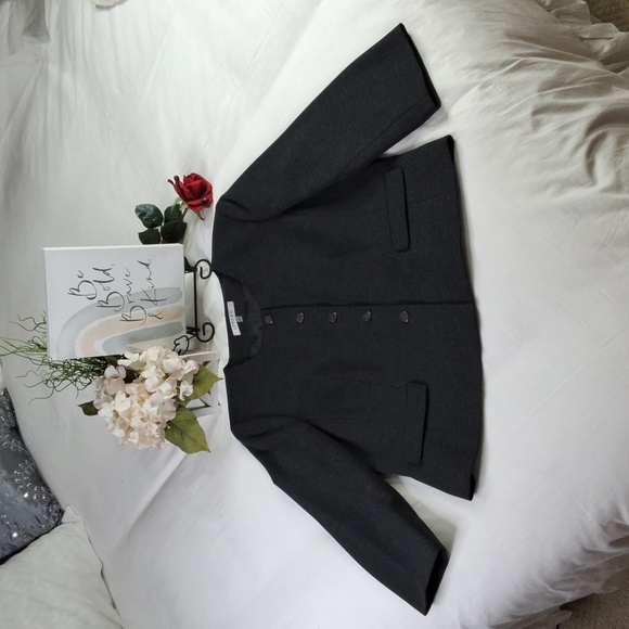 Black Kasper Blazer Elegant Wear Office Wear Career Wedding Business Casual - Picture 15 of 16